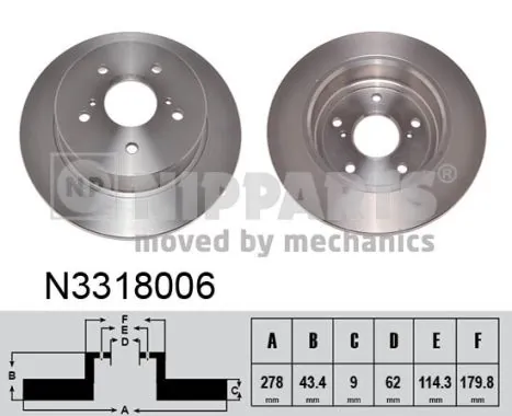 Brake Disc N3318006
