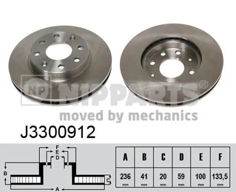 Brake Disc J3300912