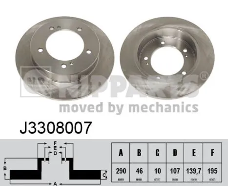 Brake Disc J3308007
