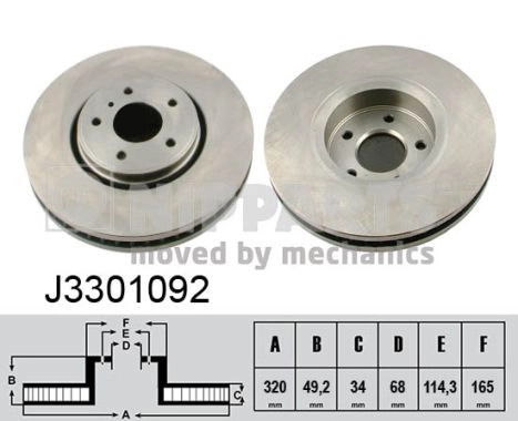 Brake Disc J3301092