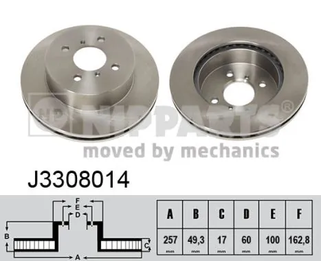 Brake Disc J3308014