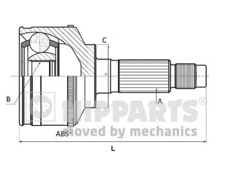 Joint Kit, drive shaft J2823129