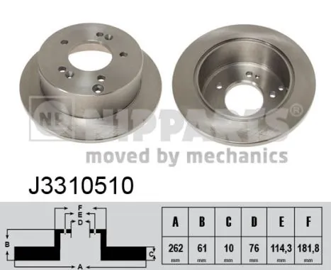 Brake Disc J3310510