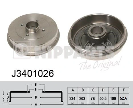 Brake Drum J3401026