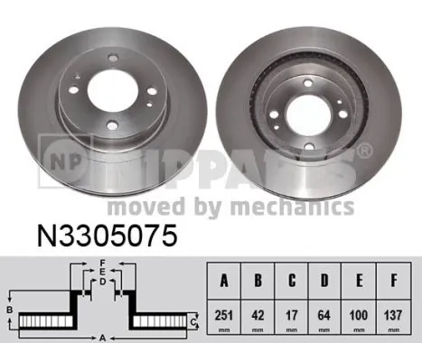 Brake Disc N3305075
