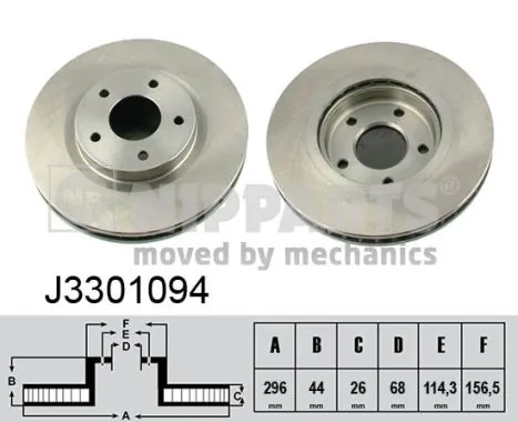 Brake Disc J3301094