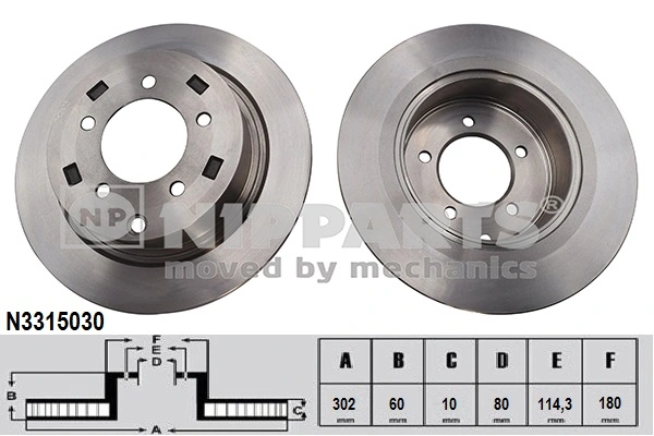 Brake Disc N3315030