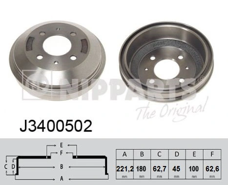Brake Drum J3400502
