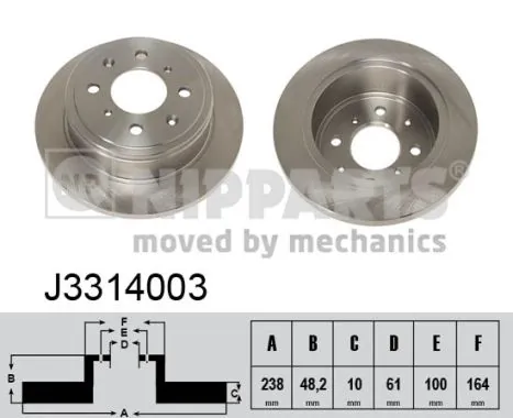 Brake Disc J3314003