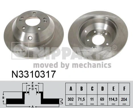 Brake Disc N3310317