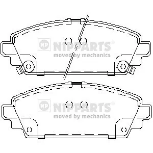 Brake Pad Set, disc brake J3604048