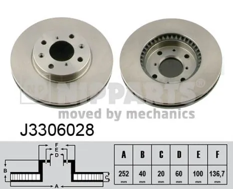 Brake Disc J3306028