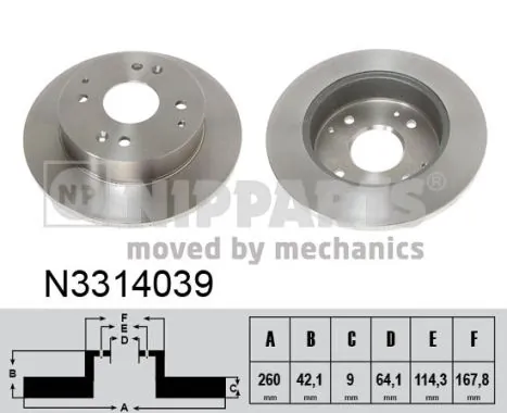 Brake Disc N3314039