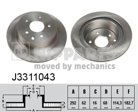 Brake Disc J3311043