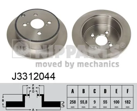 Brake Disc J3312044