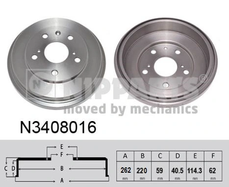 Brake Drum N3408016