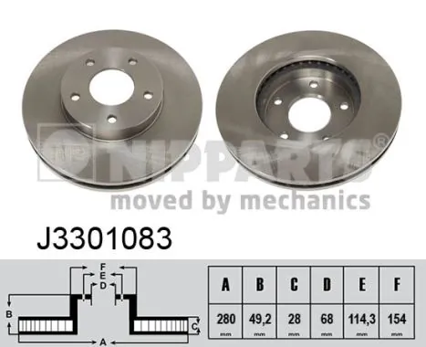Brake Disc J3301083