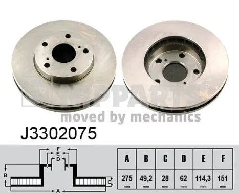 Brake Disc J3302075