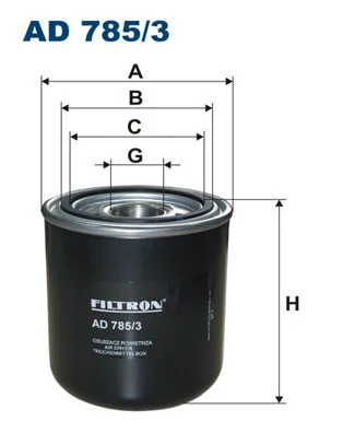 Air Dryer Cartridge, compressed-air system AD 785/3