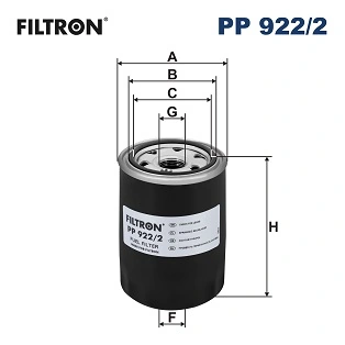 Filtre à carburant PP 922/2