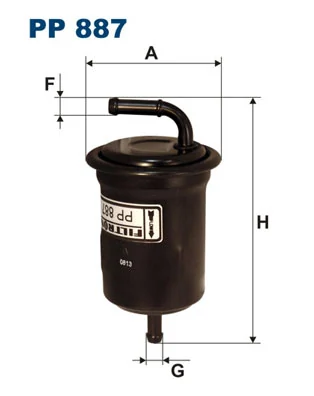 Fuel Filter PP 887