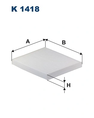 Filter, cabin air K 1418