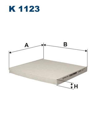 Filter, cabin air K 1123