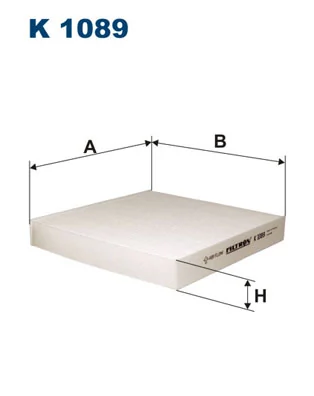 Filter, cabin air K 1089