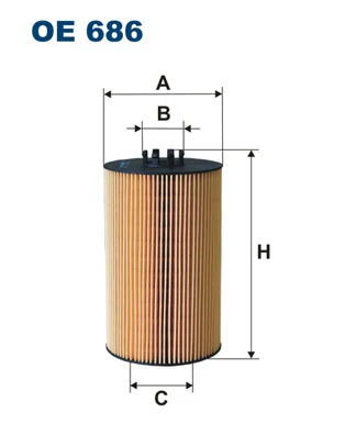 Oil Filter OE 686