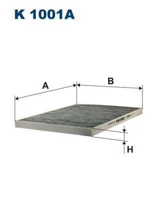 Filter, cabin air K 1001A