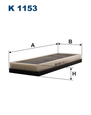 Filter, cabin air K 1153