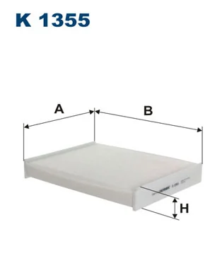 Filter, cabin air K 1355