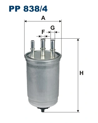Fuel Filter PP 838/4