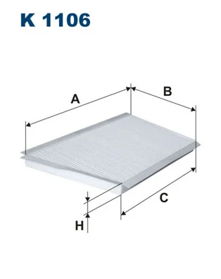 Filter, cabin air K 1106