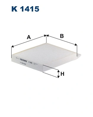 Filter, cabin air K 1415