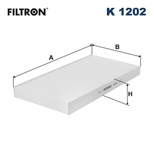Filter, cabin air K 1202