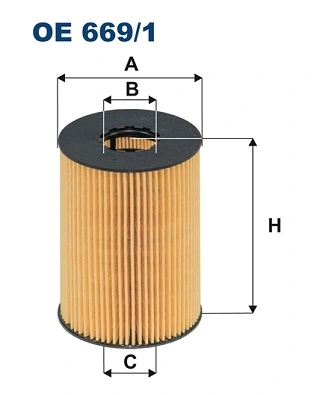 Oil Filter OE 669/1