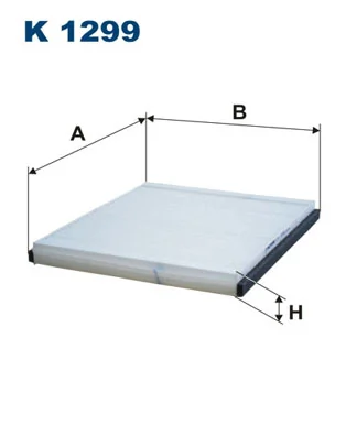 Filter, cabin air K 1299