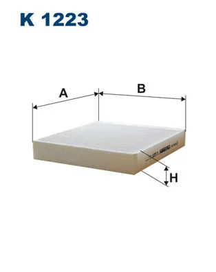 Filter, cabin air K 1223