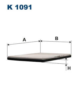 Filter, cabin air K 1091
