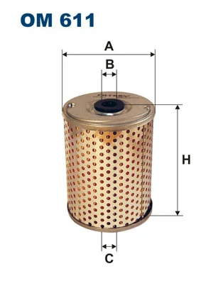 Hydraulic Filter, steering OM 611