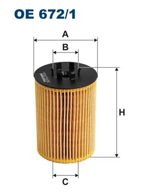 Oil Filter OE 672/1