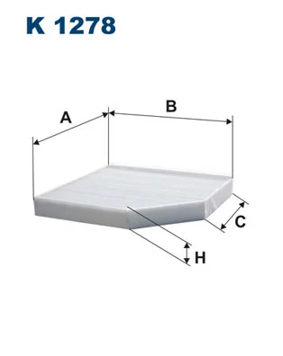 Filter, cabin air K 1278