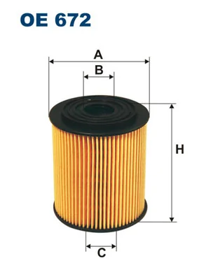 Oil Filter OE 672