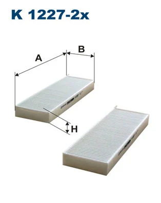 Filter, cabin air K 1227-2x