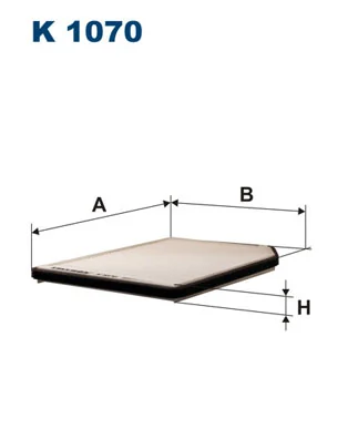 Filter, cabin air K 1070