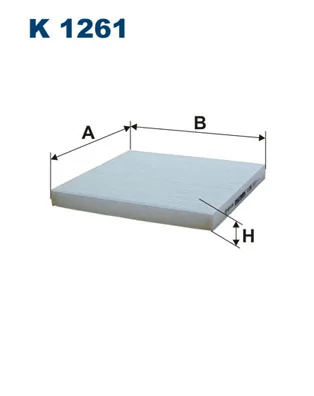 Filter, cabin air K 1261