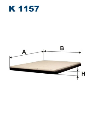 Filter, cabin air K 1157