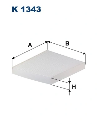 Filter, cabin air K 1343