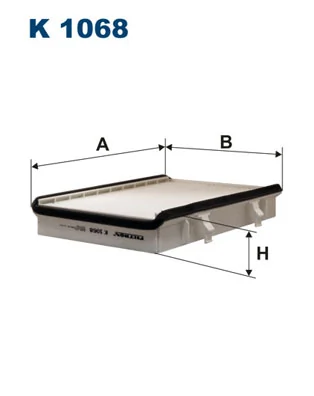 Filter, cabin air K 1068